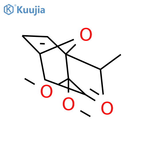 8-Oxabicyclo[3.2.1]oct-6-en-3-one, 2,2-dimethoxy-1-(1-methylethyl)- structure