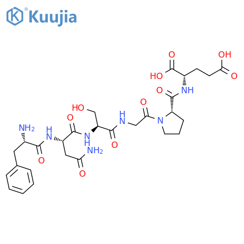 L-Glutamic acid, L-phenylalanyl-L-asparaginyl-L-serylglycyl-L-prolyl- structure