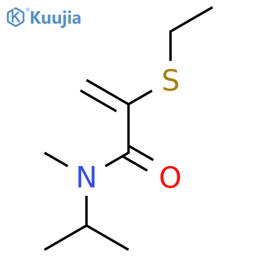 2-PROPENAMIDE, 2-(ETHYLTHIO)-N-METHYL-N-(1-METHYLETHYL)- structure