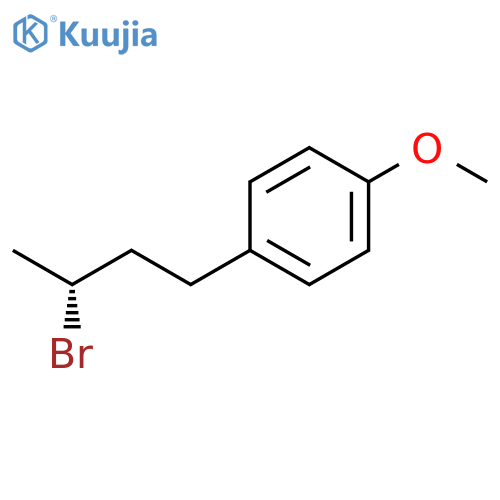 BENZENE, 1-[(3R)-3-BROMOBUTYL]-4-METHOXY- structure