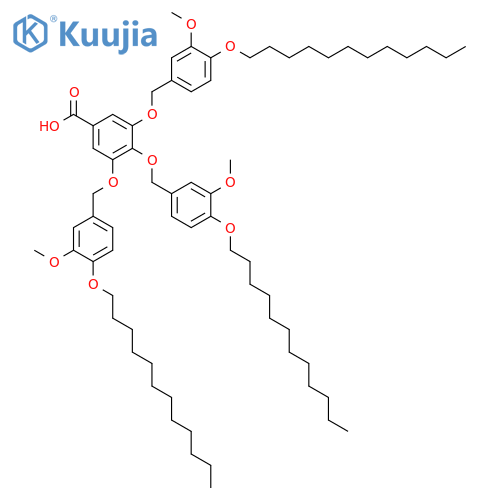 BENZOIC ACID, 3,4,5-TRIS[[4-(DODECYLOXY)-3-METHOXYPHENYL]METHOXY]- structure