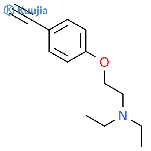 ETHANAMINE, N,N-DIETHYL-2-(4-ETHYNYLPHENOXY)- structure