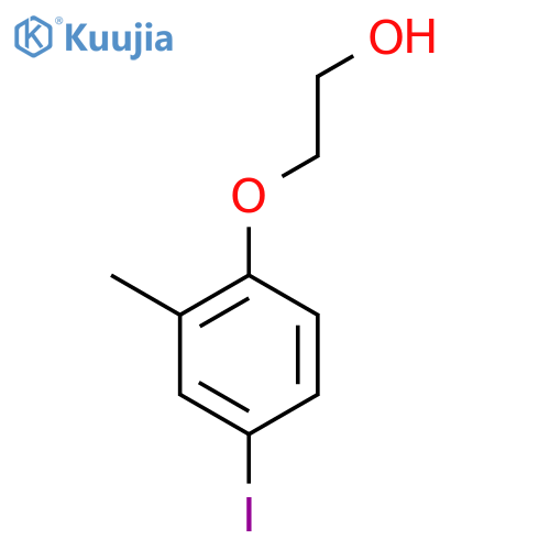 Ethanol, 2-(4-iodo-2-methylphenoxy)- structure