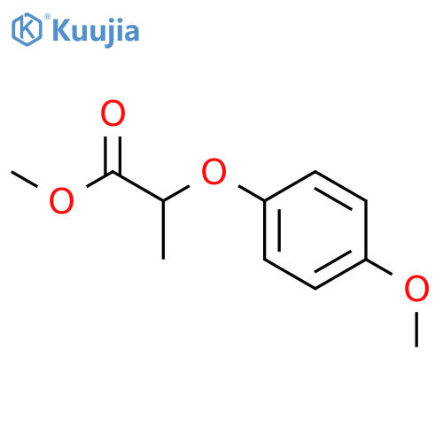 Propanoic acid, 2-(4-methoxyphenoxy)-, methyl ester structure