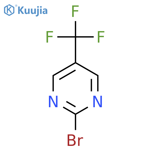 2-Bromo-5-(trifluoromethyl)pyrimidine structure