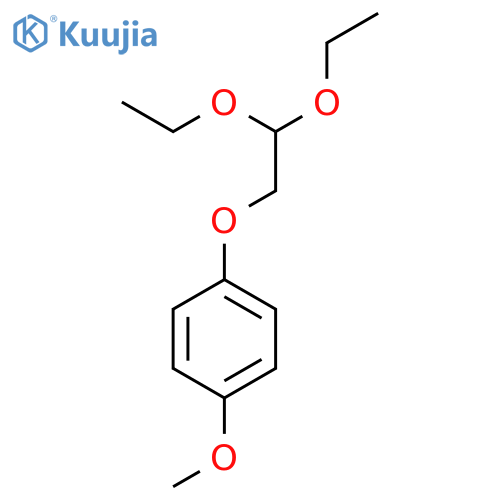 4-Methoxyphenoxyacetaldehyde Diethyl Acetal structure