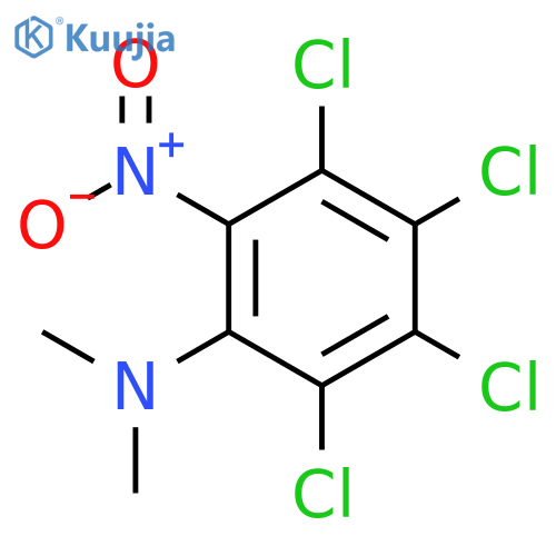 BENZENAMINE, 2,3,4,5-TETRACHLORO-N,N-DIMETHYL-6-NITRO- structure