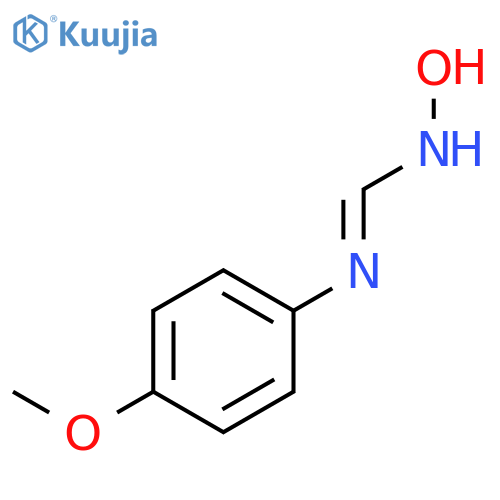 Methanimidamide, N-hydroxy-N'-(4-methoxyphenyl)- structure