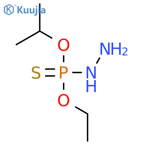 Phosphorohydrazidothioic acid, O-ethyl O-(1-methylethyl) ester structure