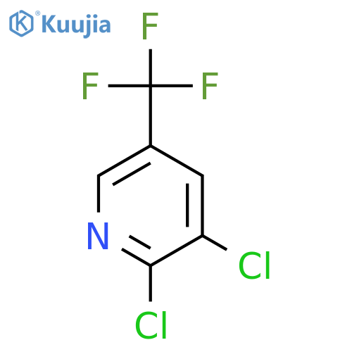 2,3-dichloro-5-(trifluoromethyl)pyridine structure