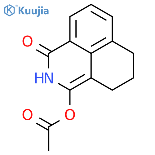 1H-Benz[de]isoquinolin-1-one, 3-(acetyloxy)-2,4,5,6-tetrahydro- structure