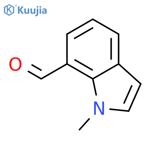 1-Methyl-1H-indole-7-carbaldehyde structure
