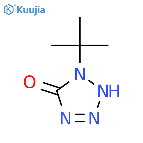 5H-Tetrazol-5-one, 1-(1,1-dimethylethyl)-1,2-dihydro- structure