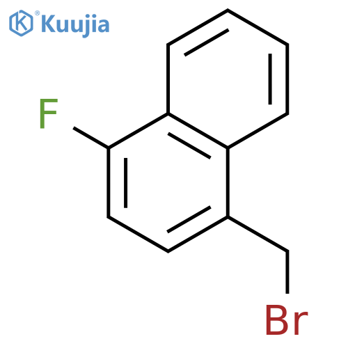 1-(bromomethyl)-4-fluoronaphthalene structure