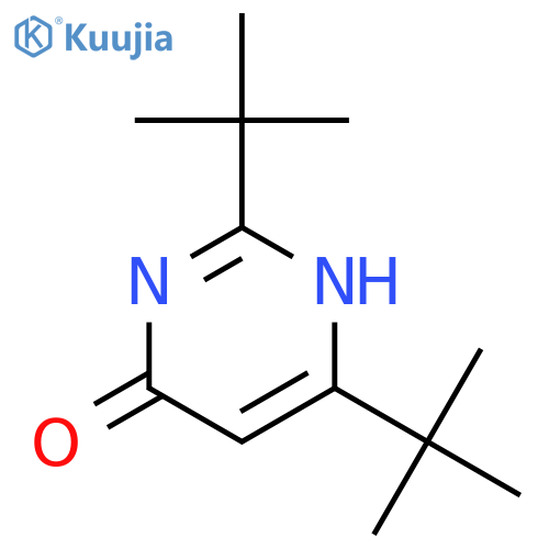 2,6-di-tert-butyl-3,4-dihydropyrimidin-4-one structure