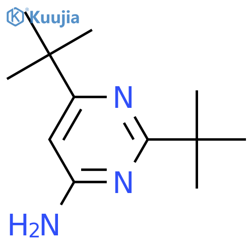 2,6-di-tert-butylpyrimidin-4-amine structure