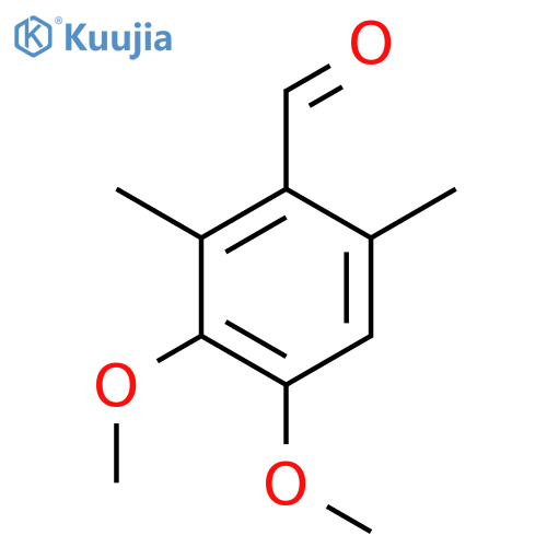 BENZALDEHYDE, 3,4-DIMETHOXY-2,6-DIMETHYL- structure