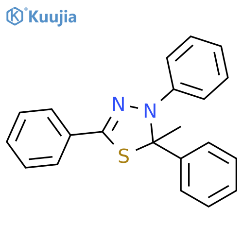 1,3,4-THIADIAZOLE, 2,3-DIHYDRO-2-METHYL-2,3,5-TRIPHENYL- structure