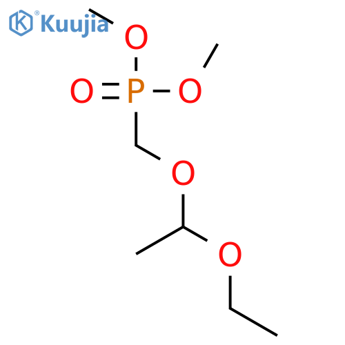 Phosphonic acid, [(1-ethoxyethoxy)methyl]-, dimethyl ester structure