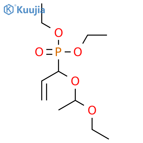 PHOSPHONIC ACID, [1-(1-ETHOXYETHOXY)-2-PROPENYL]-, DIETHYL ESTER structure