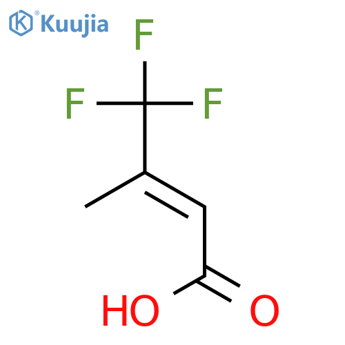 3-(Trifluoromethyl)crotonic acid structure