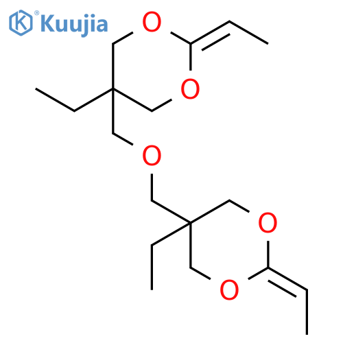 1,3-DIOXANE, 5,5'-[OXYBIS(METHYLENE)]BIS[5-ETHYL-2-ETHYLIDENE- structure