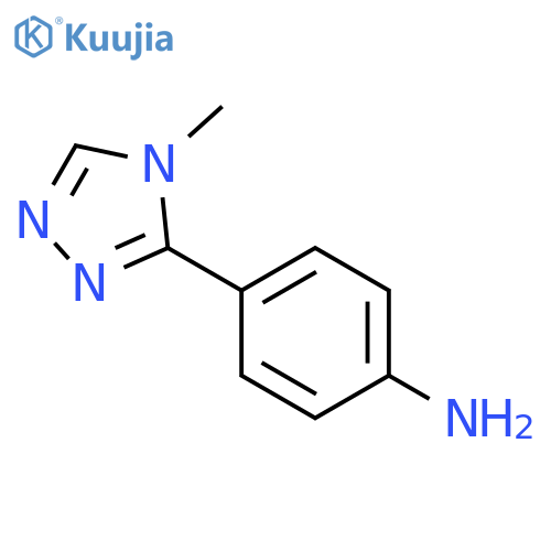4-(4-Methyl-4H-1,2,4-triazol-3-yl)aniline structure
