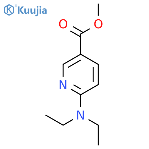 Methyl 6-(diethylamino)nicotinate structure