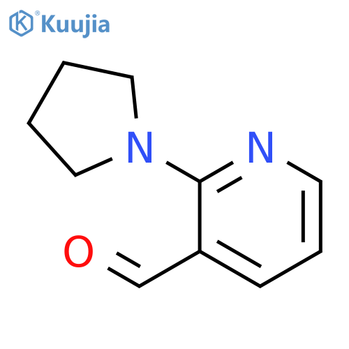 2-(pyrrolidin-1-yl)pyridine-3-carbaldehyde structure