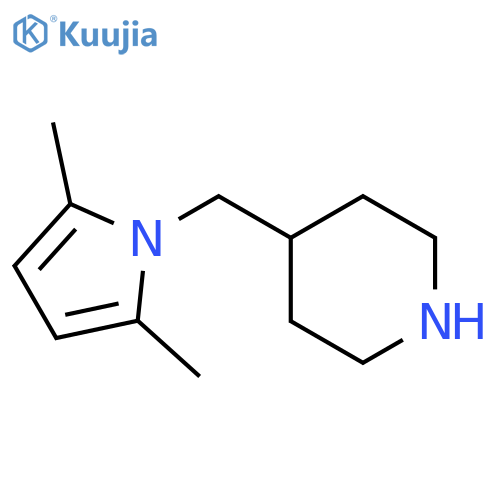 4-(2,5-dimethyl-1H-pyrrol-1-yl)methylpiperidine hydrochloride structure