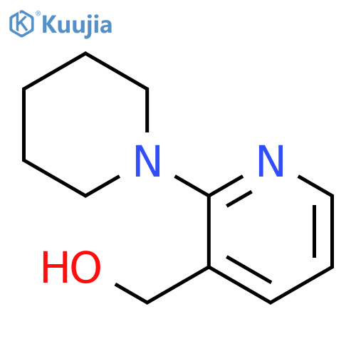 2-(piperidin-1-yl)pyridin-3-ylmethanol structure