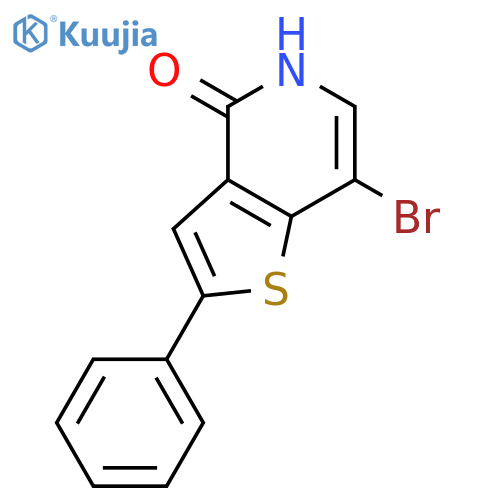 7-Bromo-2-Phenylthieno3,2-CPyridin-4(5h)-One structure