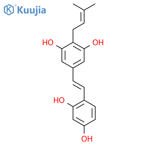 4-Prenyloxyresveratrol structure