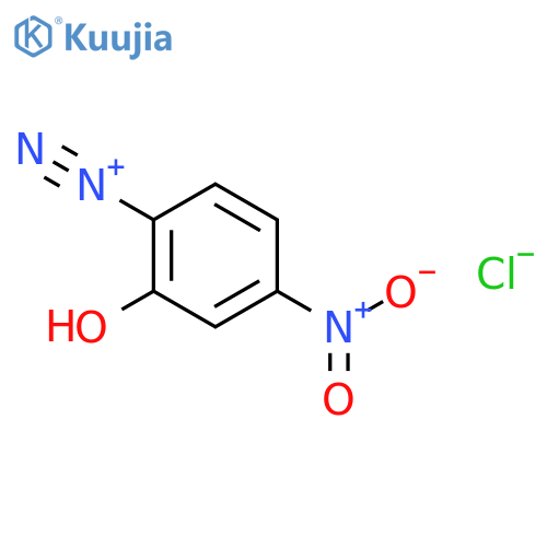 Benzenediazonium, 2-hydroxy-4-nitro-, chloride structure