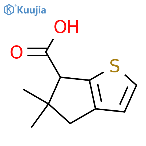 4H-Cyclopenta[b]thiophene-6-carboxylicacid,5,6-dihydro-5,5-dimethyl-(9CI) structure