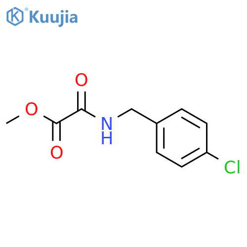 Acetic acid, [(4-chlorophenyl)methylamino]oxo-, methyl ester structure