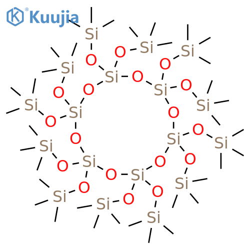 Dodecakis[(trimethylsilyl)oxy]cyclohexasiloxane structure