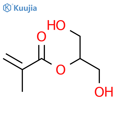 2-Propenoic acid, 2-methyl-, 2-hydroxy-1-(hydroxymethyl)ethyl ester structure