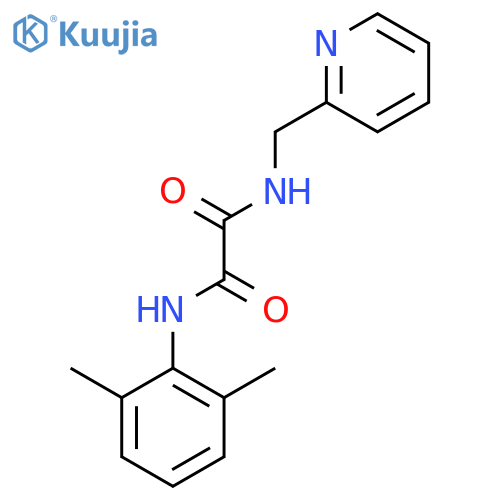 N-(2,6-dimethylphenyl)-N'-(pyridin-2-yl)methylethanediamide structure