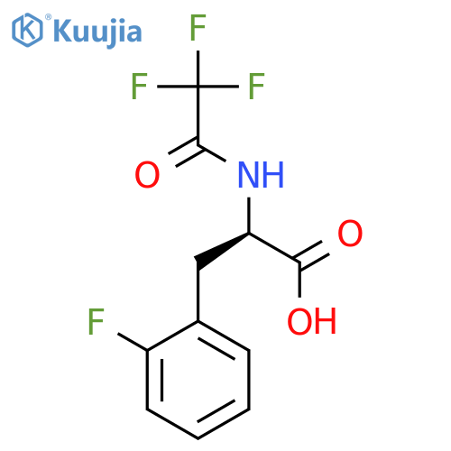 D-Phenylalanine, 2-fluoro-N-(trifluoroacetyl)- structure