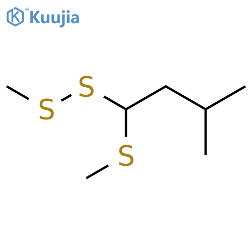 2,4,5-Trithiahexane, 3-(2-methylpropyl) structure