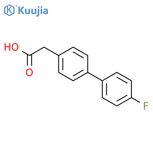 4-(4-Fluorophenyl)phenylacetic acid structure