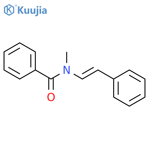 Benzamide, N-methyl-N-(2-phenylethenyl)- structure