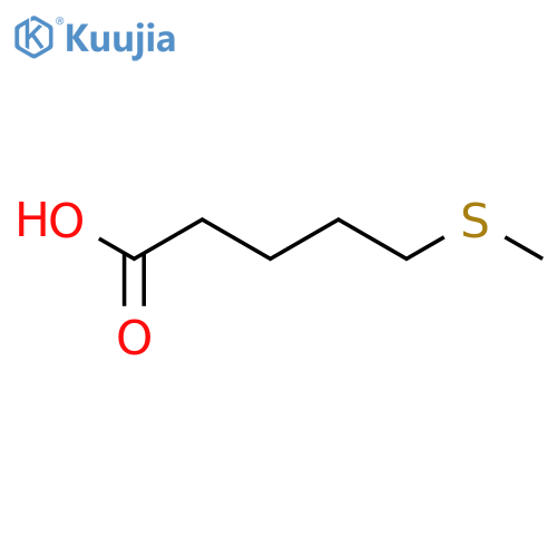 5-(methylsulfanyl)pentanoic acid structure