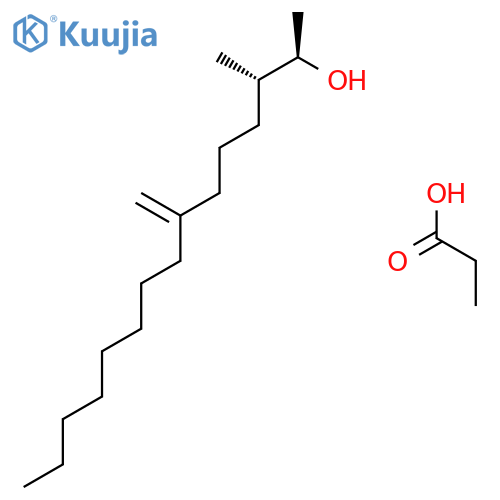 2-PENTADECANOL, 3-METHYL-7-METHYLENE-, PROPANOATE, (R*,S*)- structure