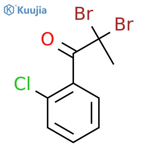 1-(O-Chlorophenyl)-2,2-dibromo-1-propanone structure