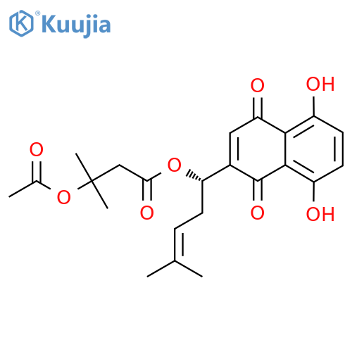 Beta-Acetoxyisovalerylshikonin structure