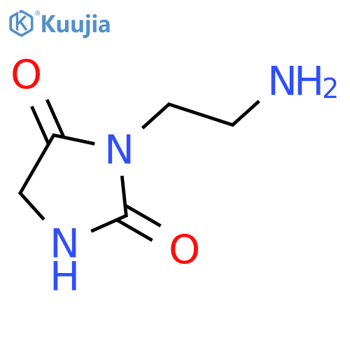 3-(2-Aminoethyl)imidazolidine-2,4-dione structure