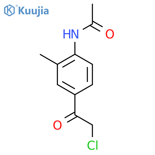 ACETAMIDE, N-[4-(CHLOROACETYL)-2-METHYLPHENYL]- structure