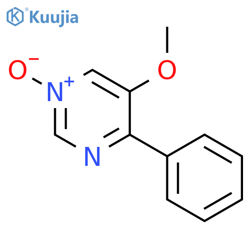 PYRIMIDINE, 5-METHOXY-4-PHENYL-, 1-OXIDE structure